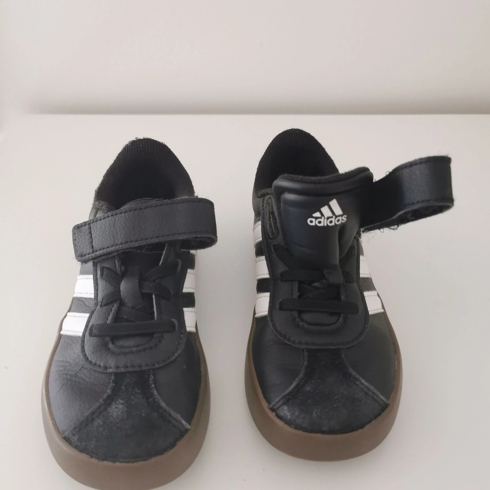 Adidas VL Court 3.0 Criança Preto – Tamanho 28 – Velcro e Cadarços elásticos – photo 2